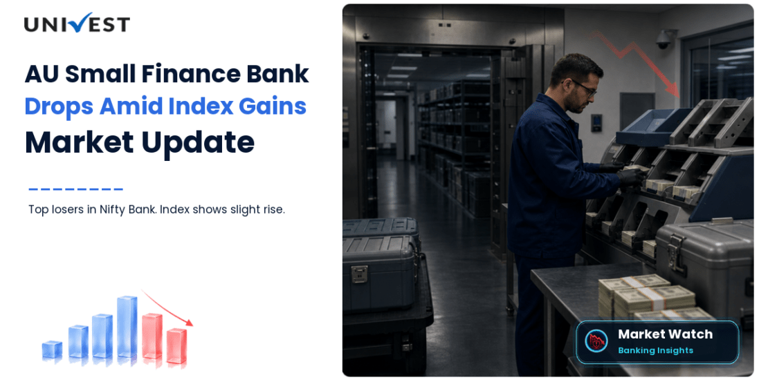 Nifty Bank Top Losers: AU Small Finance Bank Drops 1.38% Even as the Index Trades Higher