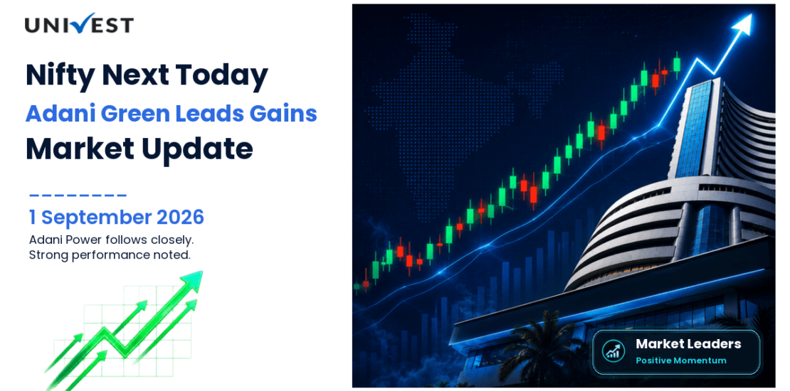 Nifty Next 50 Today: Adani Green, Adani Power Lead Gainers