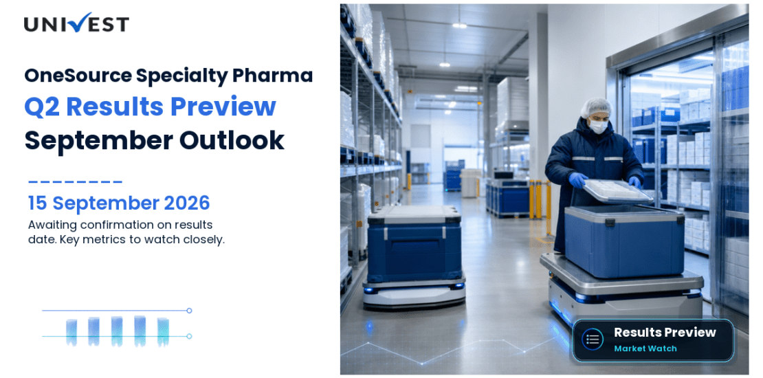 OneSource Specialty Pharma Q2 Results FY27 Preview: Results Date, Expectations and the Numbers That Will Decide the September 2026 Quarter