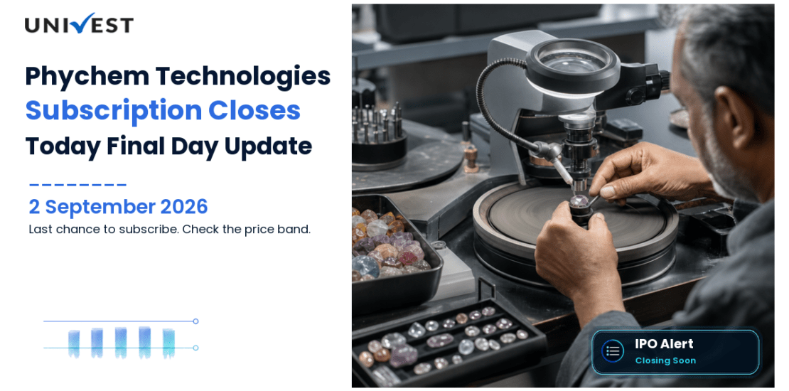 Phychem Technologies IPO Day 3: Subscription Closes Today, 2 September 2026