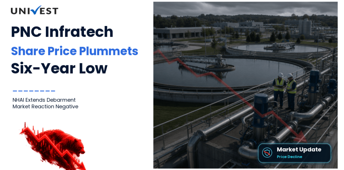 PNC Infratech Share Price Hits Six-Year Low After NHAI Extends Three-Year Debarment