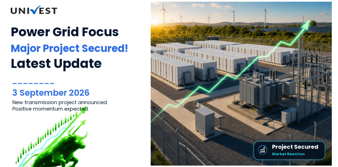 Power Grid Share Price in Focus After Receiving Rs 3,244 Crore Letter of Intent for Rajasthan-Maharashtra Transmission Project
