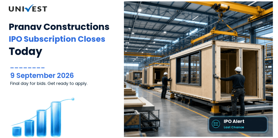 Pranav Constructions IPO Day 3: Subscription Closes Today, 9 September 2026
