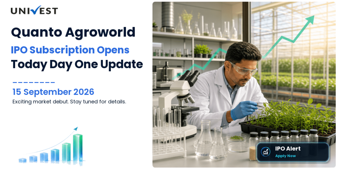 Quanto Agroworld IPO Day 1: Subscription Opens Today, 15 September 2026