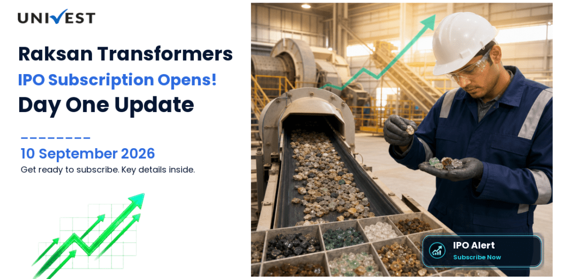Raksan Transformers IPO Day 1: Subscription Opens Today, 10 September 2026