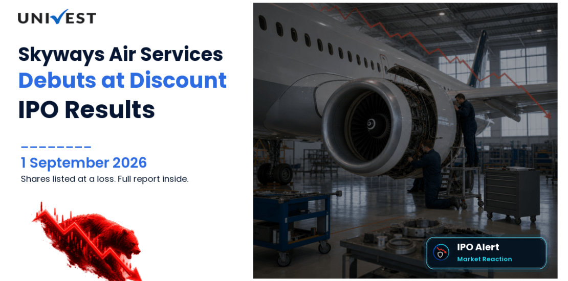 Skyways Air Services IPO Lists at 10.14% Discount on NSE, Debuts at Rs 124