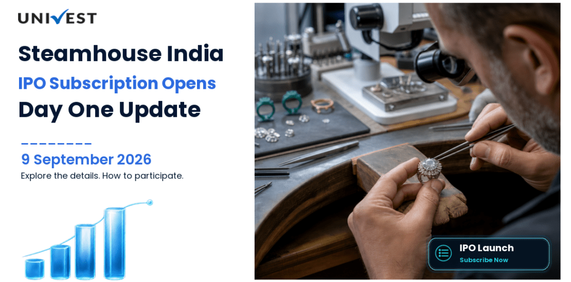 Steamhouse India IPO Day 1: Subscription Opens Today, 9 September 2026