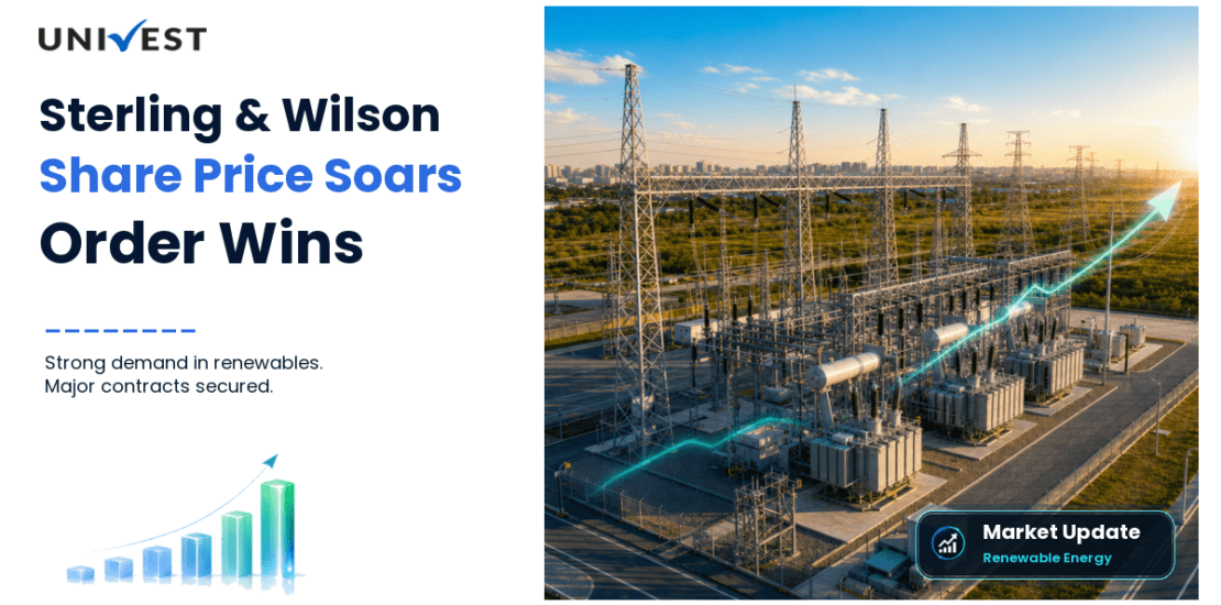 Sterling & Wilson Renewable Energy Share Price Jumps 5% on Rs 985 Crore Order Wins
