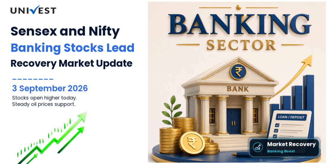 Stock Market Today: Sensex, Nifty Snap Three-Day Losing Streak as Banking Stocks Lead Recovery