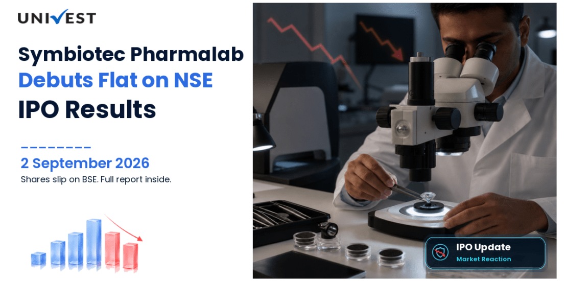 Symbiotec Pharmalab IPO Lists Flat on NSE, Slips 0.99% on BSE