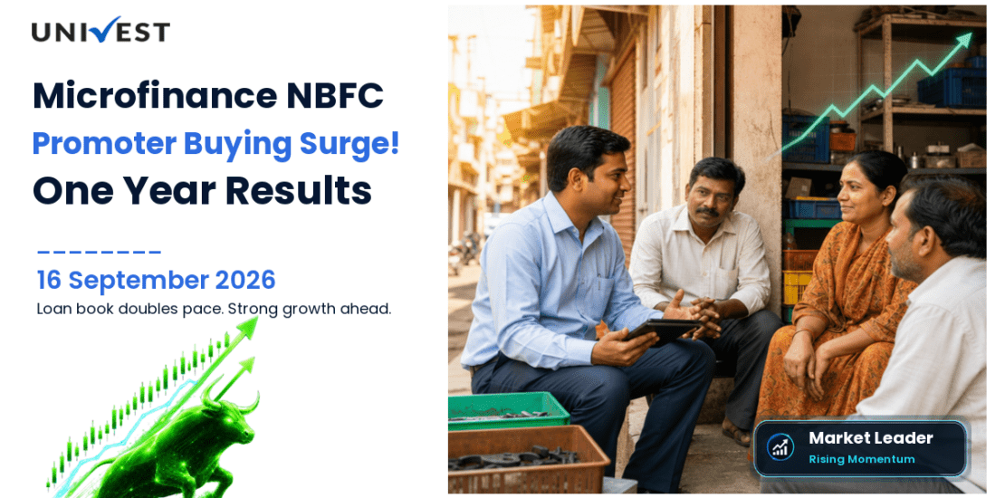 This Microfinance NBFC Stock Rises 117% in 1 Year: Promoter Buying and a Loan Book That Doubled Its Pace