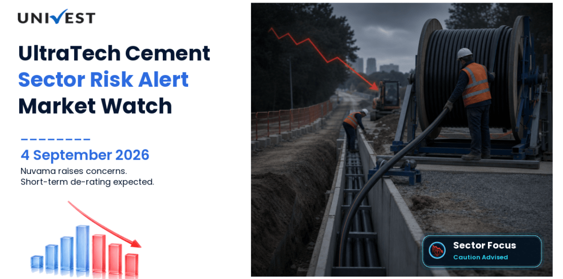 UltraTech Cement Share Price in Focus as Nuvama Flags Wires and Cables Sector Risk