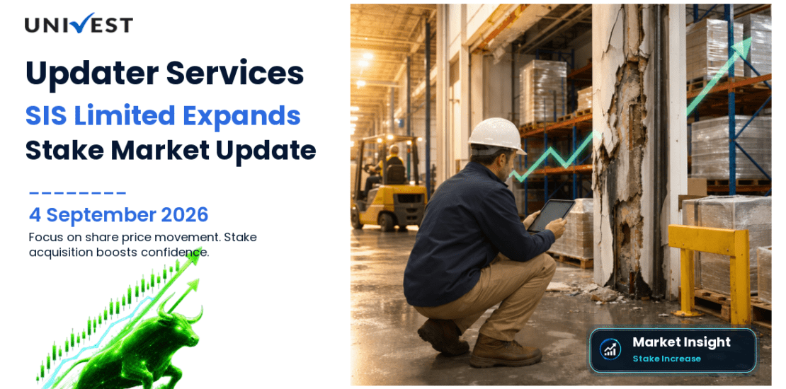 Updater Services Share Price in Focus as SIS Limited Acquires Additional 1.51 Percent Stake