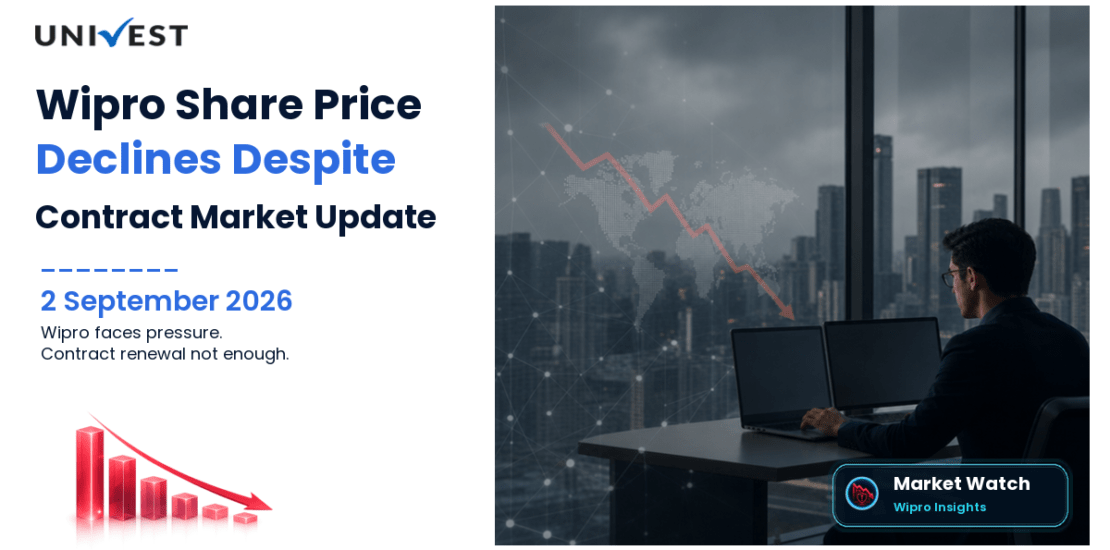 Wipro Share Price Falls Despite Renewing Digital Workplace Services Contract With ABB