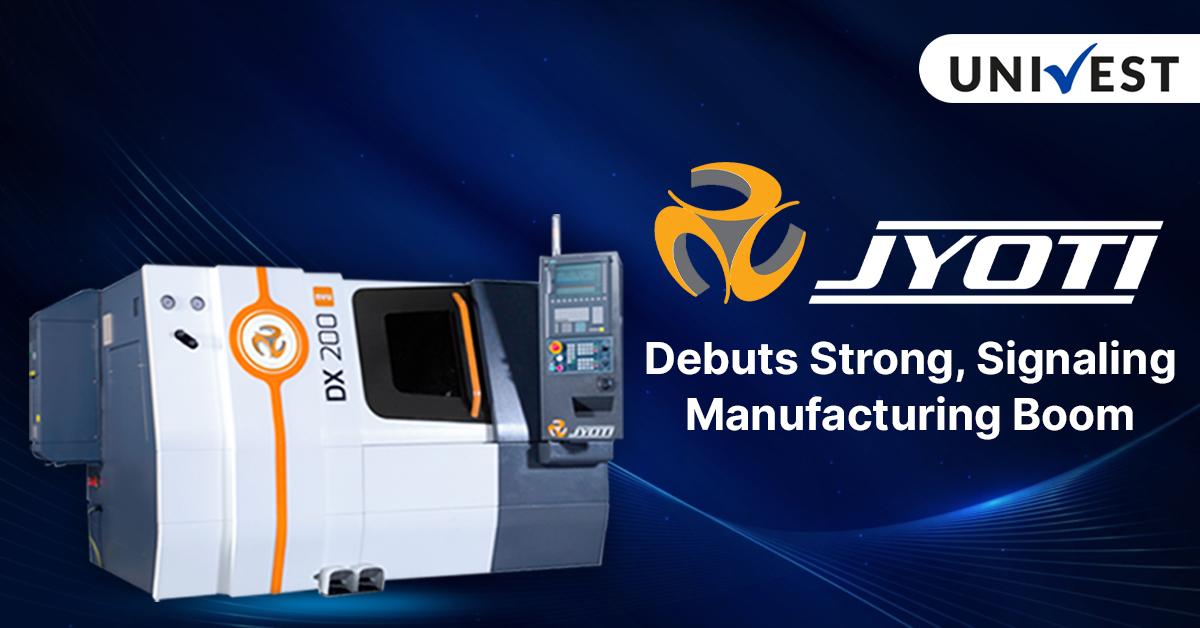 Bumper Listing: Jyoti CNC Automation Debuts At 12% Premium